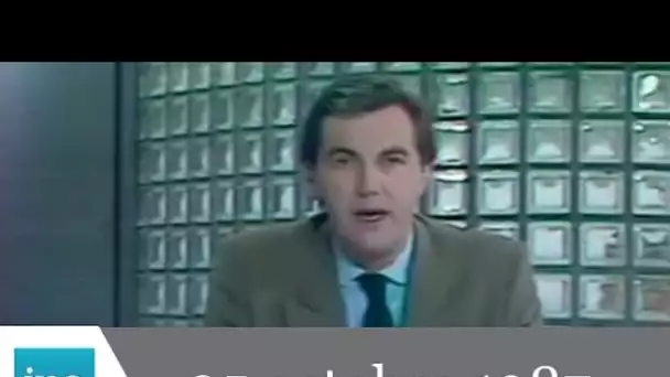 20h Antenne 2 du 25 octobre 1987 - Etat d'urgence à Tahiti - Archive INA