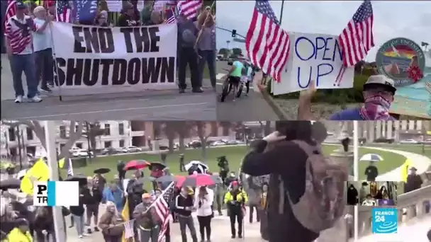 Aux États-Unis, les manifestants anti-confinement participeraient à la propagation du virus