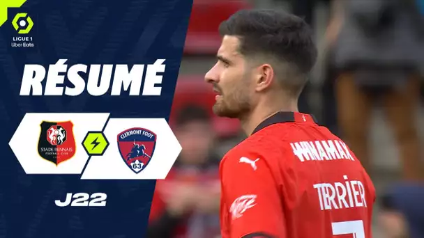 STADE RENNAIS FC - CLERMONT FOOT 63 (3 - 1) - Résumé - (SRFC - CF63) / 2023/2024