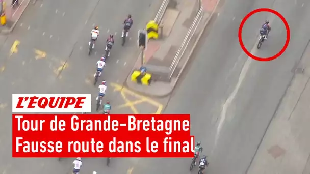 Incroyable bévue : Quand des coureurs se trompent de route dans le final (Tour de Grande-Bretagne)