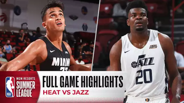 HEAT at JAZZ | NBA SUMMER LEAGUE | FULL GAME HIGHLIGHTS