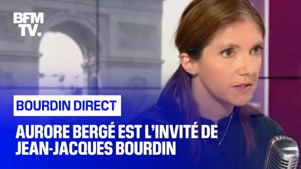 Aurore Bergé face à Jean-Jacques Bourdin en direct