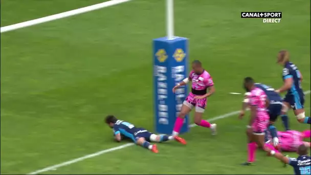 Top 14 - 25ème journée - Montpellier / Stade Français : L'essai de Paillaugue face au Stade Français