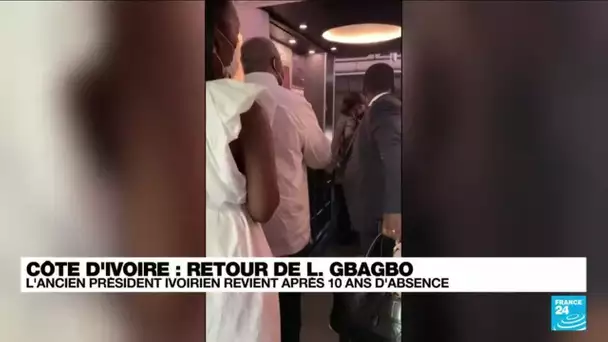 À Bruxelles, Laurent Gbagbo a pris place dans l'avion en route vers la Côte d'Ivoire