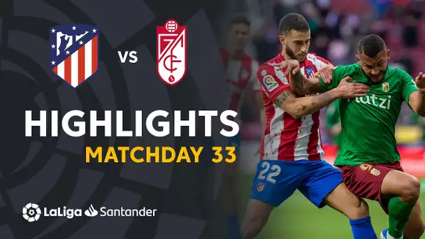 Resumen del Atlético de Madrid - Granada CF (0-0)