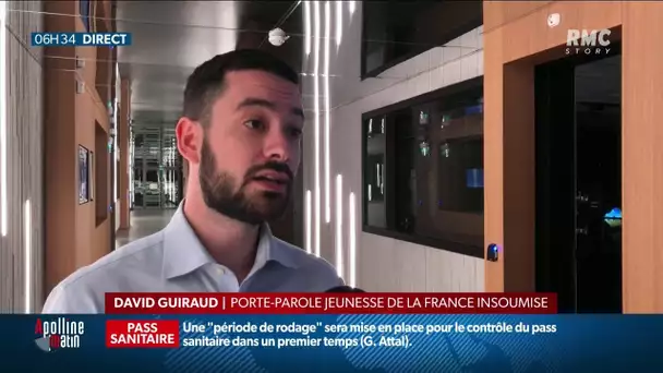 Pass sanitaire: "La gestion de la crise sanitaire est une catastrophe", tance David Guiraud