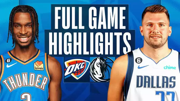 THUNDER at MAVERICKS | NBA FULL GAME HIGHLIGHTS | December 12, 2022