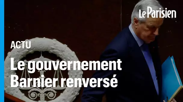 Motion de censure : Braun-Pivet annonce le renversement du gouvernement Barnier