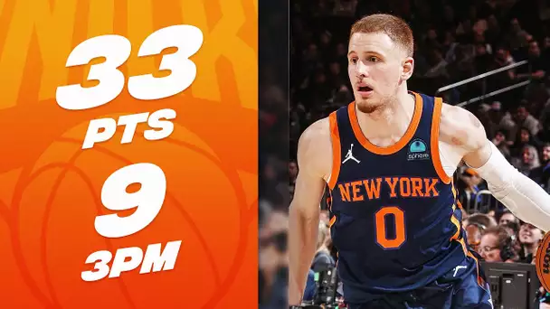 Donte DiVincenzo COULDN'T MISS AT MSG! - 33 PTS (9 Threes) 🔥| January 30, 2024