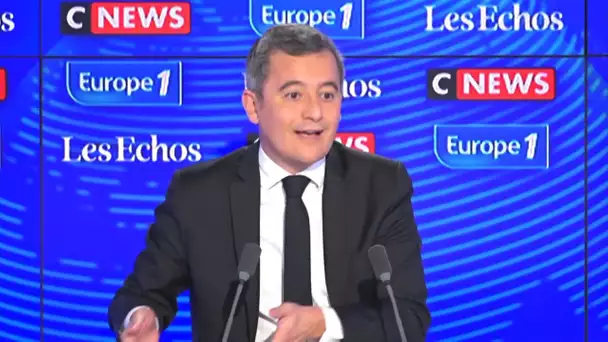 Gérald Darmanin "très choqué" par les propos de Marine Le Pen sur l'accueil des Ukrainiens en France