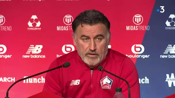 Christophe Galtier (LOSC) : "Nous avons le feu vert pour qu'Osimhen puisse jouer" contre Monaco