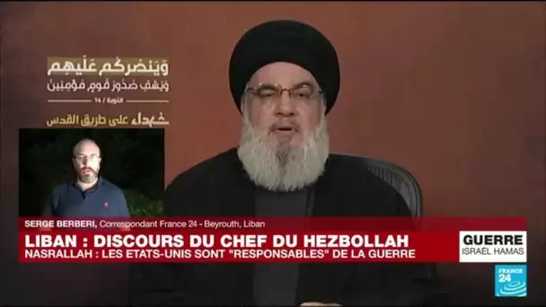 Liban: "toutes les options sont ouvertes" face à Israël, dit le chef du Hezbollah • FRANCE 24