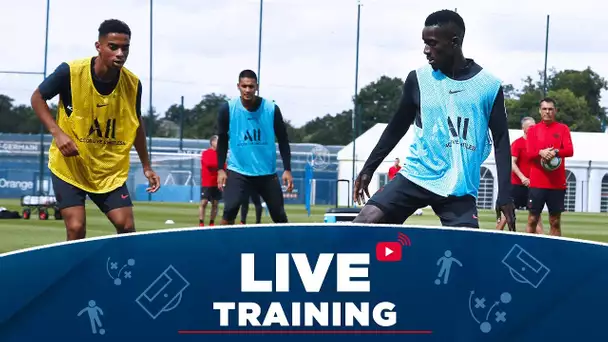 15 premières minutes d'entraînement au centre Ooredoo 📍  #PSGlive