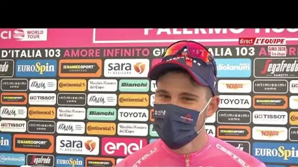 Cyclisme - Giro : Ganna : « Vraiment très heureux »