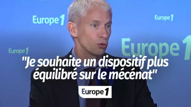 Festivals : Franck Riester souhaite "un dispositif plus équilibré sur le mécénat"