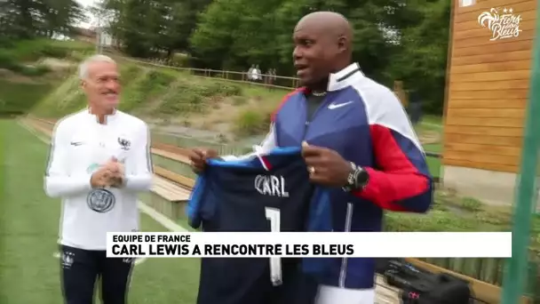 Carl Lewis a rencontré les Bleus