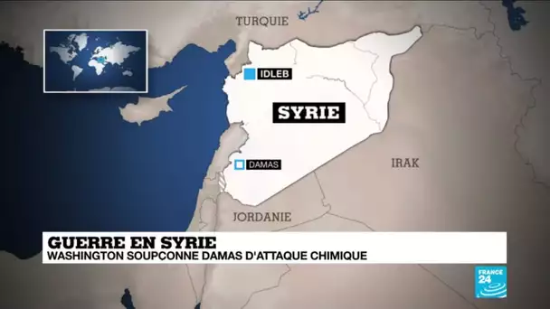 Washington soupçonne Damas d'avoir mené une nouvelle attaque chimique