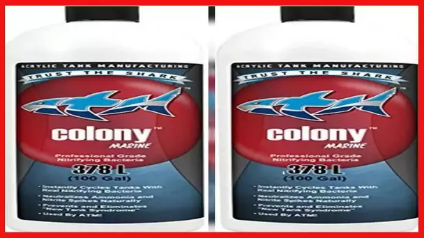 ATM Aquarium Products Colony Marine Nitrifying Bacteria 100 gal Cycle 32 oz