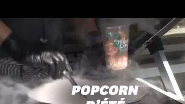 Le popcorn glacé à l'azote liquide ravit les papilles au Japon