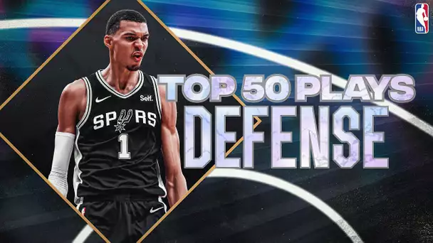 The Top 50 Defensive Plays of the 2023-24 NBA Season!