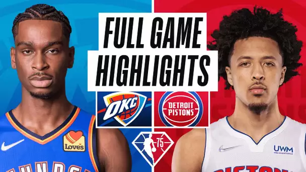 THUNDER at PISTONS | FULL GAME HIGHLIGHTS | December 6, 2021