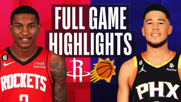 ROCKETS at SUNS | NBA FULL GAME HIGHLIGHTS | October 30, 2022