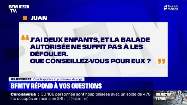 Que conseillez-vous pour que mes enfants puissent se défouler? BFMTV répond à vos questions