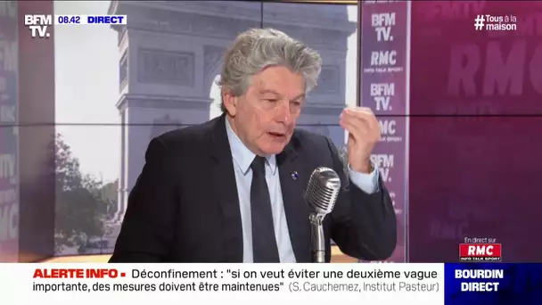 "L'espace Schengen sera probablement fermé jusqu'a l'été" annonce Thierry Breton