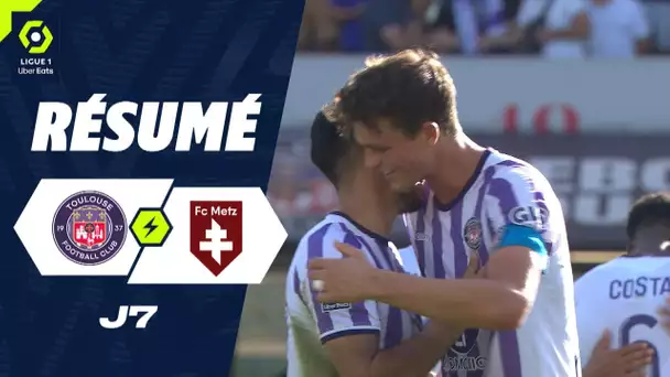 TOULOUSE FC - FC METZ (3 - 0) - Résumé - (TFC - FCM) / 2023-2024