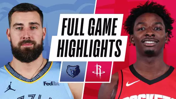 GRIZZLIES at ROCKETS | FULL GAME HIGHLIGHTS | March 29, 2021