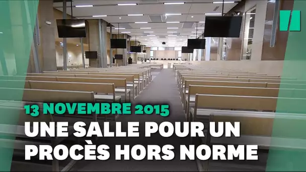 Les images de la salle d'audience du procès du 13 novembre