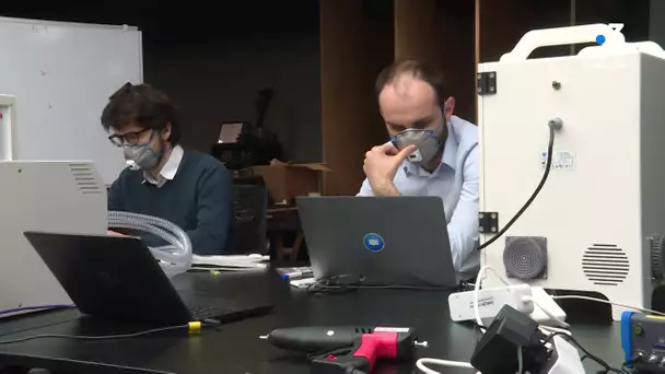 Coronavirus :  à Nantes des startupers s’unissent et fabriquent le respirateur artificiel Makair