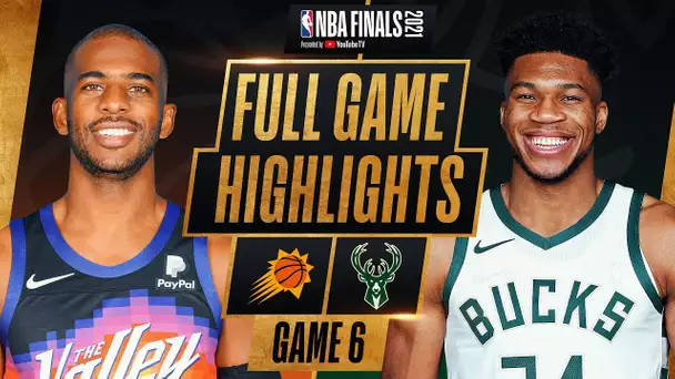 SUNS at BUCKS | FULL GAME 6 NBA FINALS HIGHLIGHTS | July 20, 2021