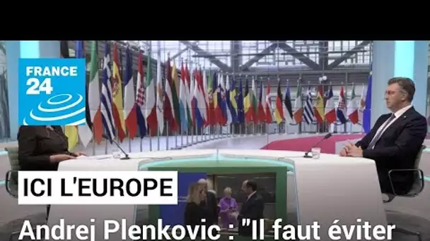 Andrej Plenkovic : "Il faut éviter les victimes civiles à Gaza et l’escalade régionale" • FRANCE 24