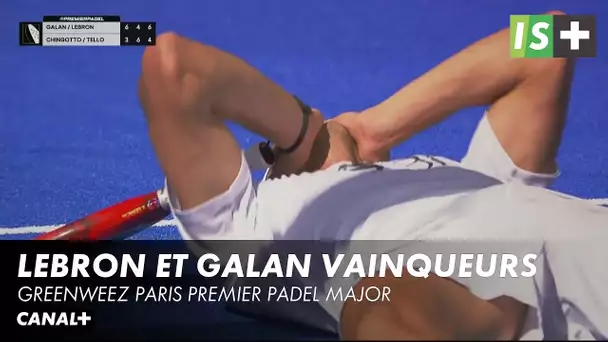 Lebron et Galan vainqueurs - Greenweez Paris Premier Padel Major