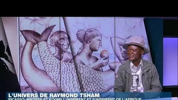 Raymond Tsham, l'artiste congolais qui réalise toutes ses toiles avec son stylo à bille • FRANCE 24