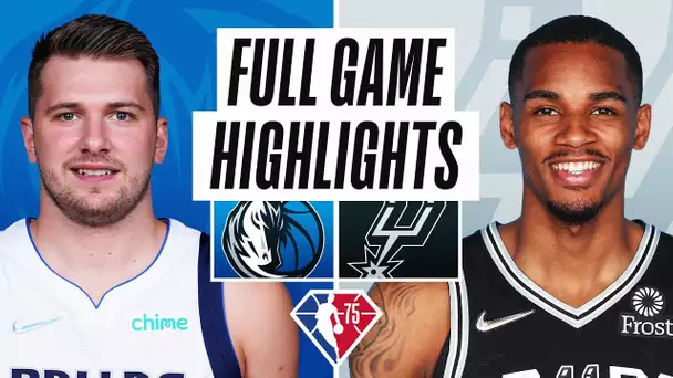 MAVERICKS at SPURS | FULL GAME HIGHLIGHTS | November 3, 2021