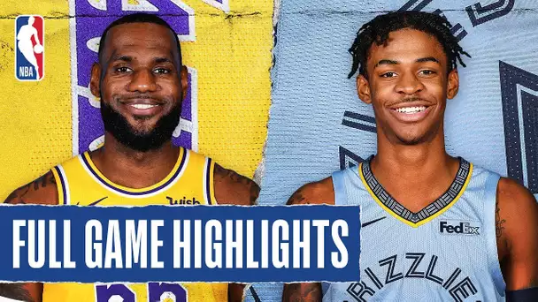 LAKERS at GRIZZLIES | FULL GAME HIGHLIGHTS | February 29, 2020