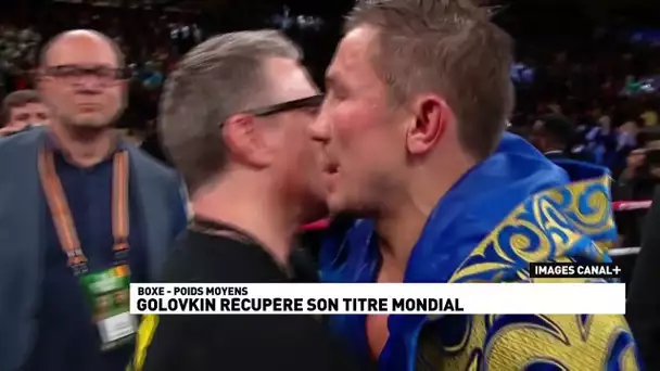 Golovkin récupère son titre