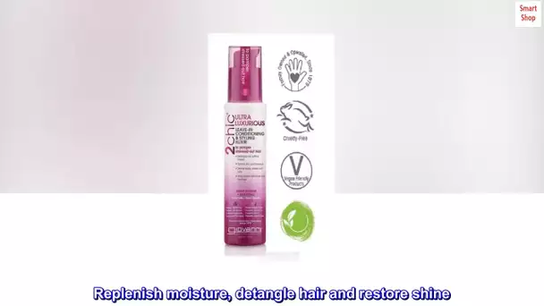 GIOVANNI 2chic Ultra-Luxurious Leave-In Conditioning & Styling Elixir, 4 oz. - Cherry Blossom & Rose