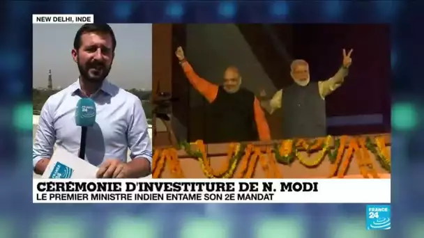 Investiture de Modi, qui entame son deuxième mandat