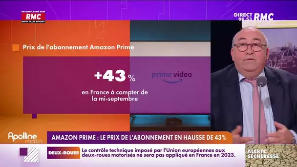 Amazon Prime augmente de 43 % son abonnement