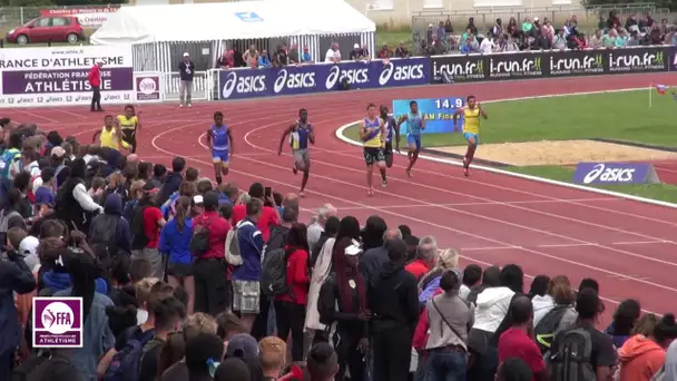 Châteauroux 2016 : Finale 200 m Cadets (Paul Tritenne en 22&#039;&#039;05)