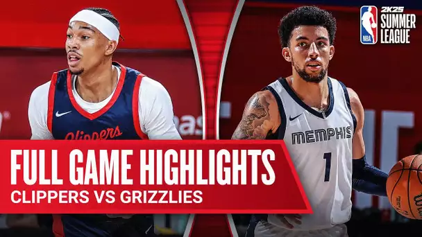 CLIPPERS vs GRIZZLIES | NBA SUMMER LEAGUE | FULL GAME HIGHLIGHTS