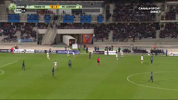 Ligue 2 - 32ème journée - Paris FC / Lorient : Alexis Claude Maurice ouvre le score pour Lorient !