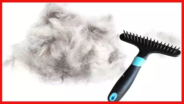 Dog rake deshedding dematting Brush Comb - Undercoat rake for Dogs, Cats, matted, Short,Long Hair