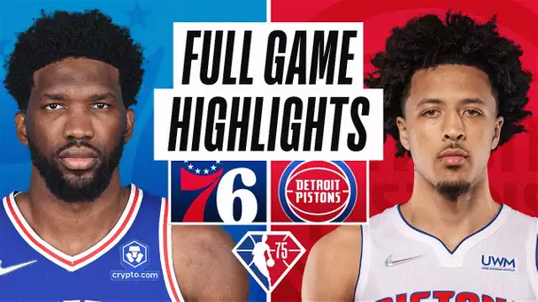 76ERS at PISTONS | FULL GAME HIGHLIGHTS | March 31, 2022