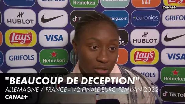 La réaction de K. Diani après le match - Demi-finale Allemagne / France Euro Féminin 2022