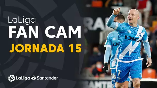 LaLiga Fan Cam Jornada 15: Juanmi, Isi Palazón & Vini Jr.