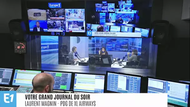 Laurent Magnin, PDG de XL Airways, invité du Grand Journal du Soir d'Europe 1